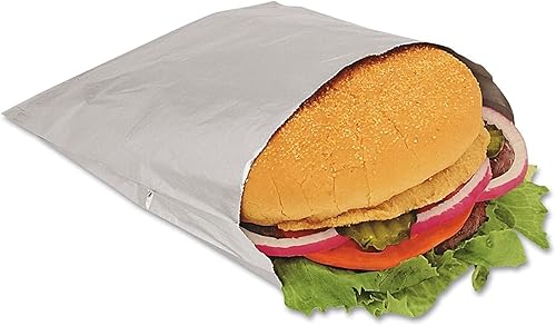 Miniatura 3 de Bagcraft 300533Foil Sandwich Bolsas 6x 34X 612Plata 1000Carton