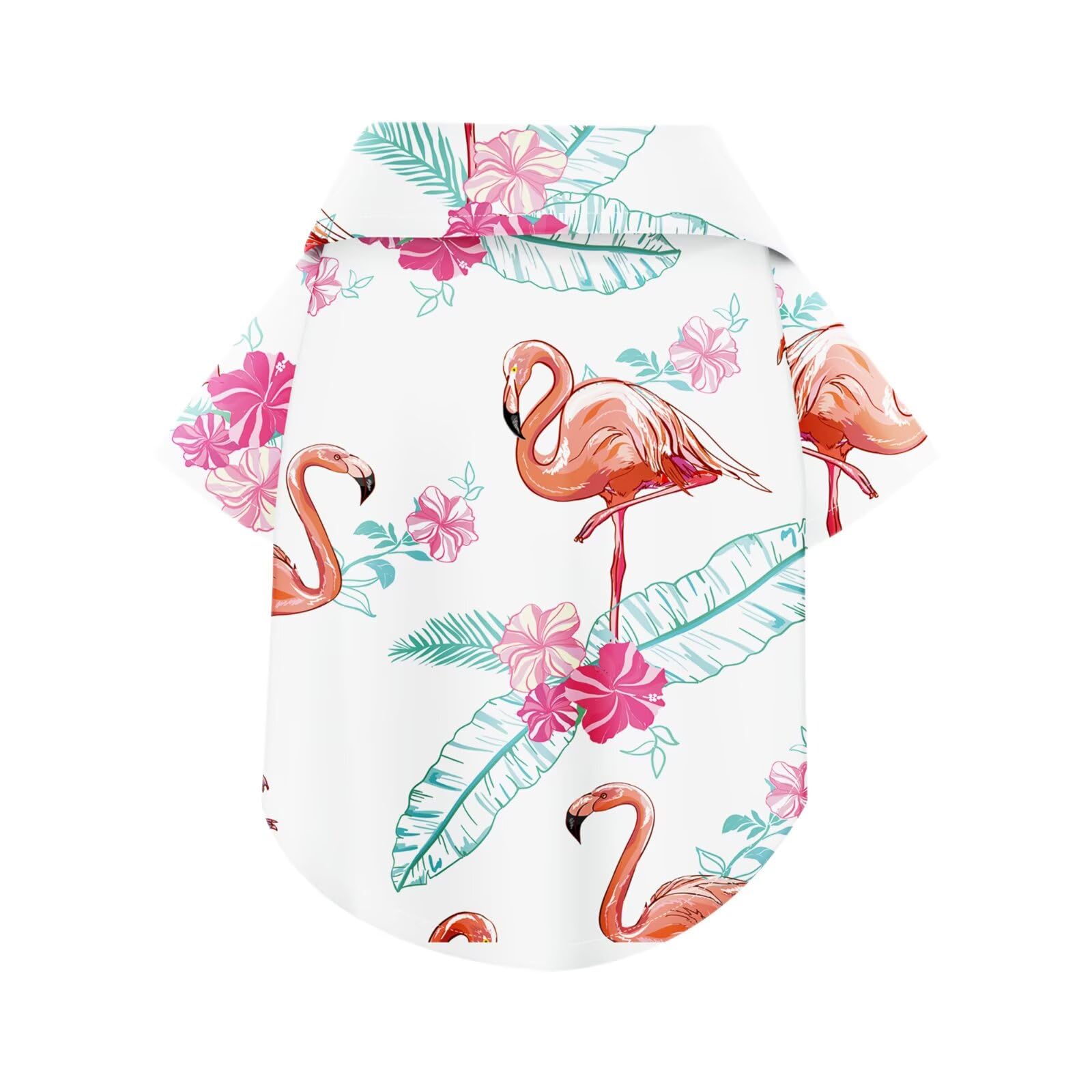 Hawaiian Dog Shirt – Lightweight and Breathable Summer T-Shirt with Tropical Prints, Fun Beach Outfit for Small, Medium, and Large Dogs, Perfect for
