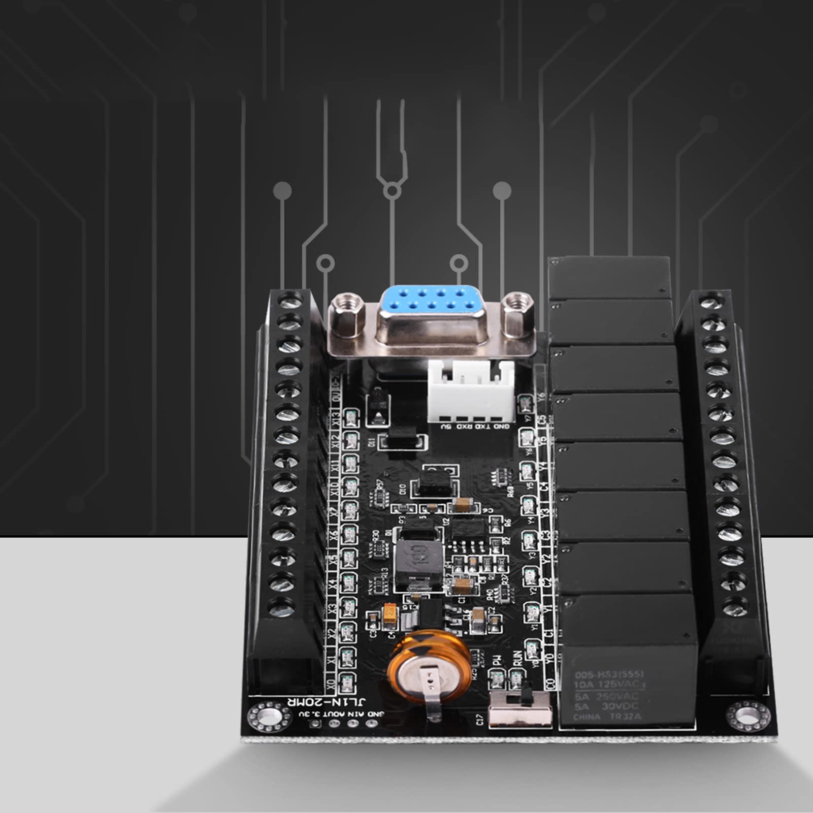 1 Pcs Module Automate Programmable Logique Contrôleur De Relais 24V DC FX1N-20MR pour Automatisation Industrielle