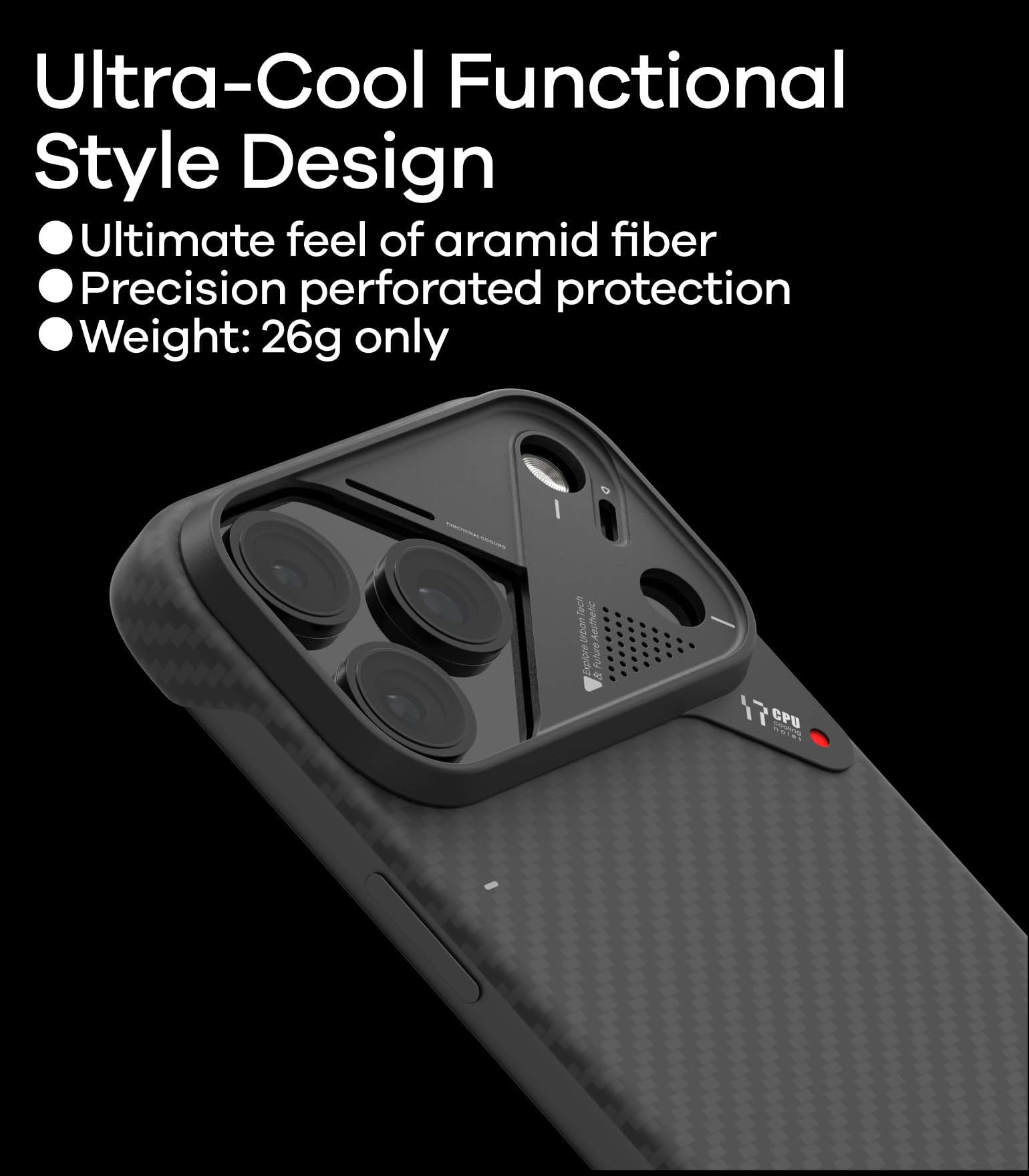 iPhoneアクセサリー Alumu Case iPhone 17 Pro Max Case Lançamento Moldura Alumínio Para iPhone 17 Pro, Max Rpk