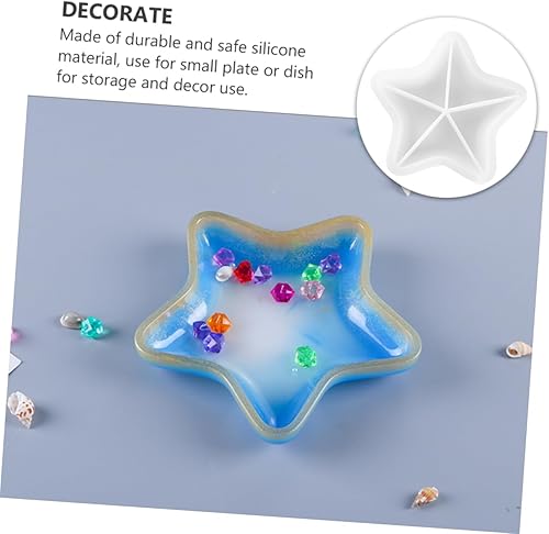 Miniatura 2 de Molde para platos Caja organizadora pequeña, moldes de silicona de chocolate, cristales de caramelo, molde de plato epoxi, bandeja de cubiertos,