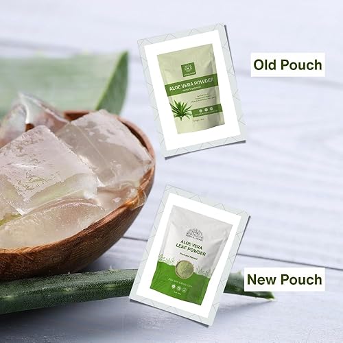 Miniatura 2 de Aloe Vera en polvo orgánico  227 g (8 oz) Aloe Vera en polvo para cabello y cara  Aloe Barbadensis  AloeVera, cuidado natural del cabello y la piel,