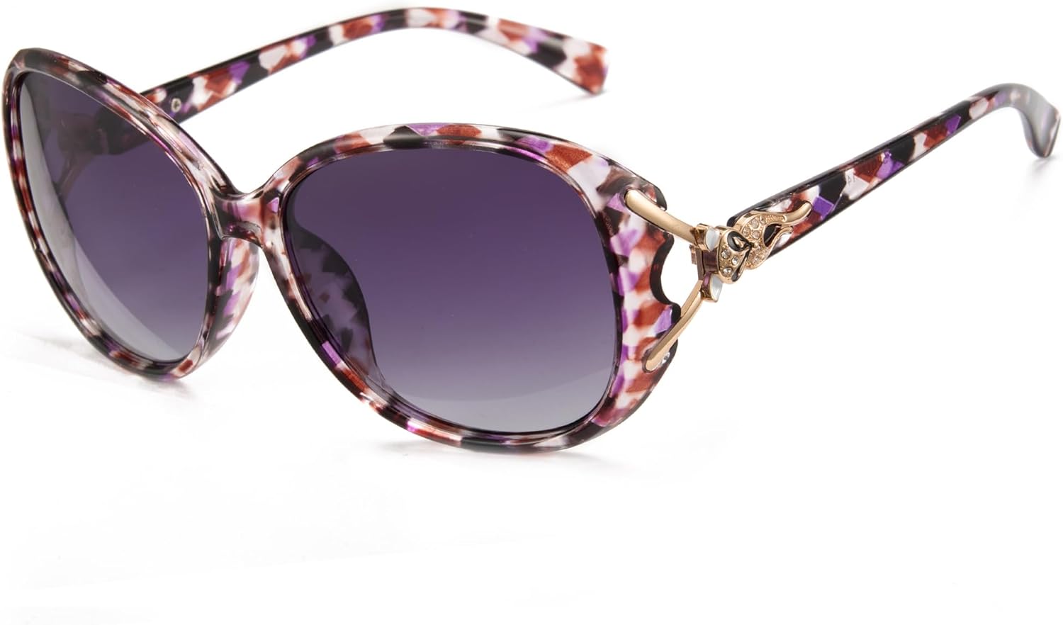 Cyxus New Polarized Sunglasses for Women UV Protection TAC Lens Oval Ultralight PC Frame Shades - Image 2