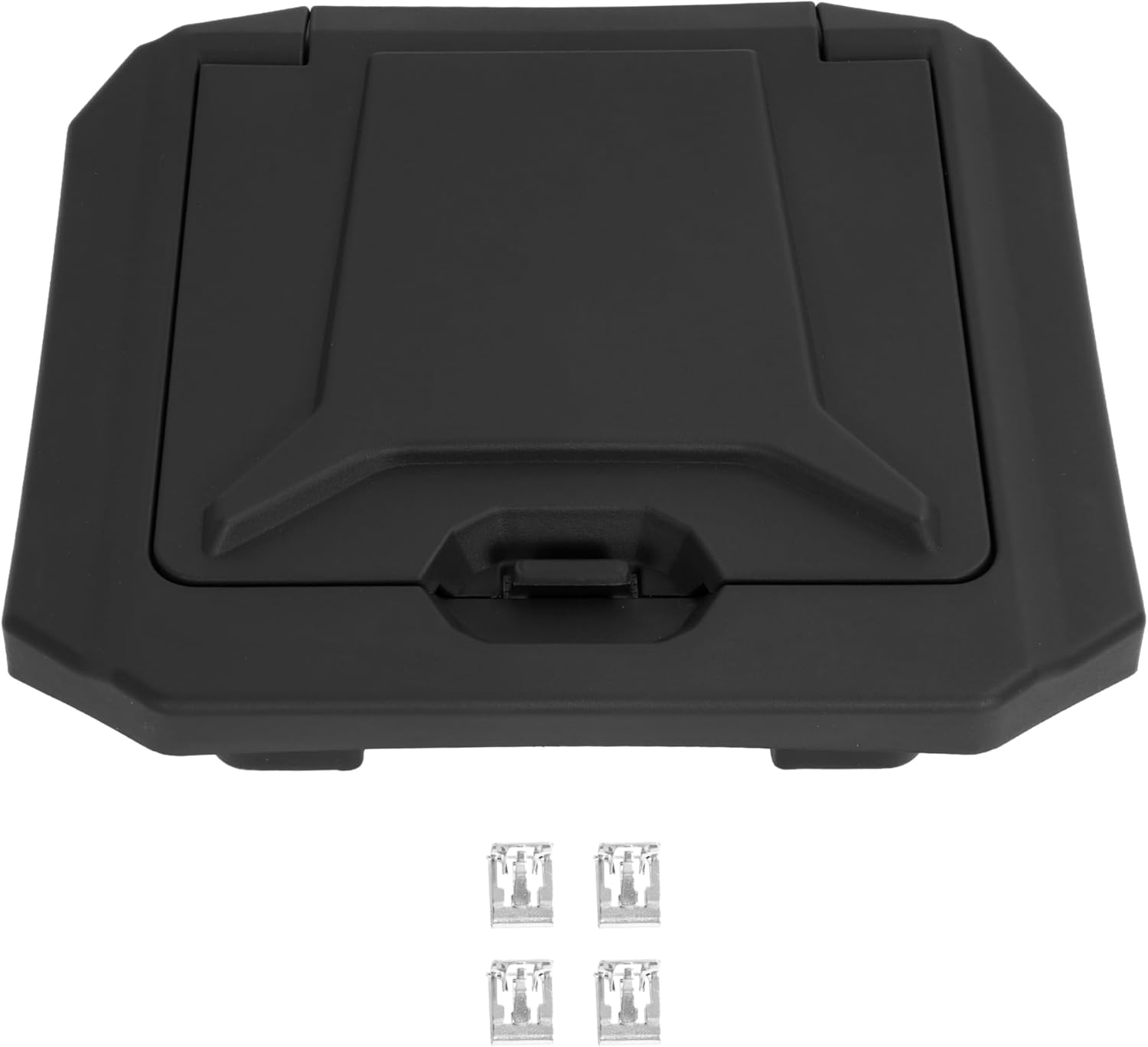 Center Console Dash Storage Box Compatible with 2020-2024 Polaris RZR PRO XP / XP4 / Turbo R/R 4 / Pro R Black Center Compartment Storage Bin Textured
