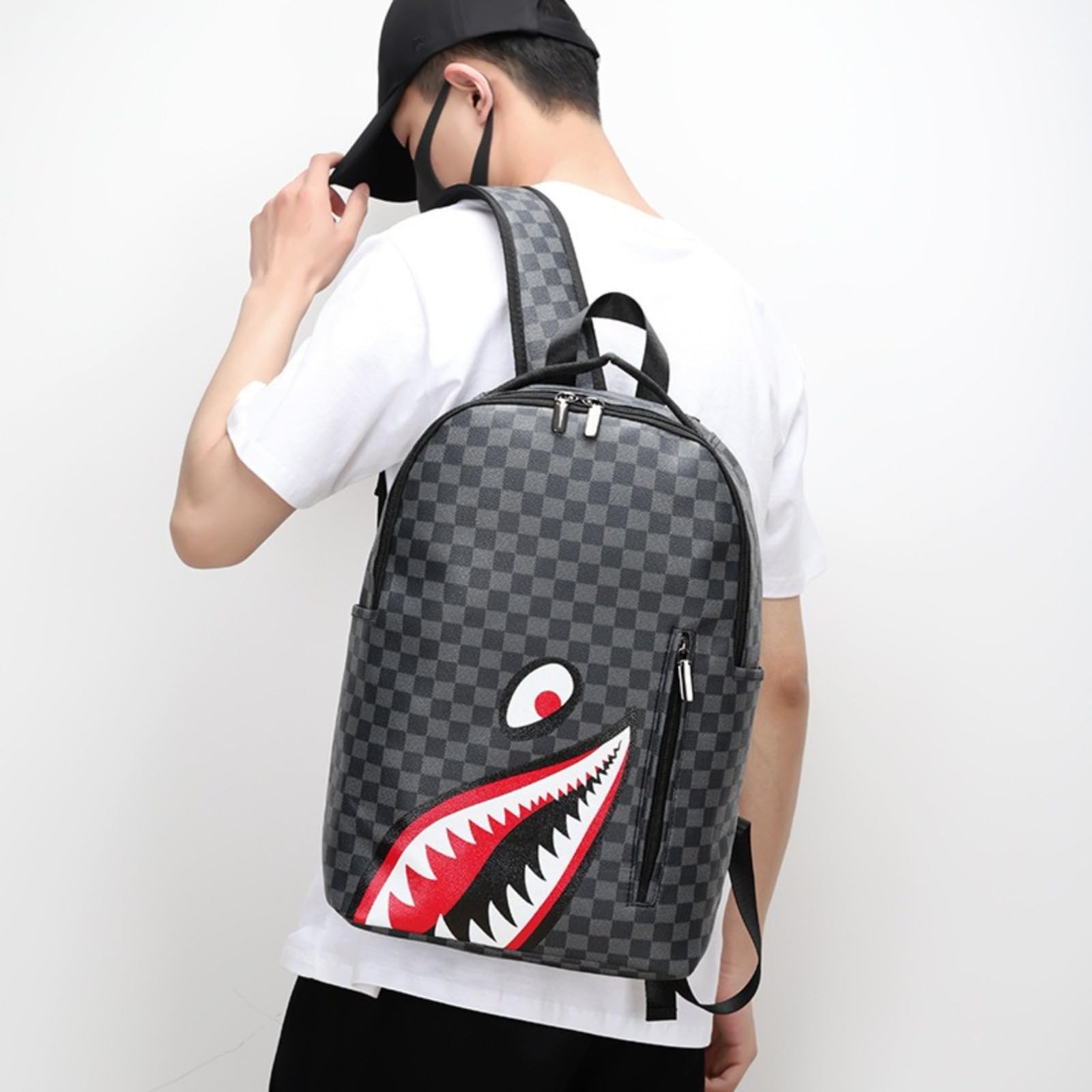 Zaino casual e leggero per computer portatile in tela per viaggi, affari, scuola e outdoor, zaino impermeabile da viaggio, zaino da trekking per uomo