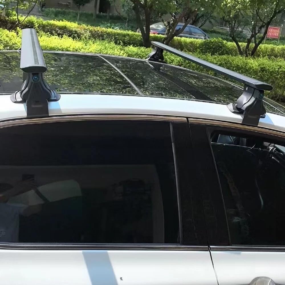 2PCS Crossbar Cross Bars Fits for Ford Maverick 2022-2026 Roof Rack Rail Carrier Lockable Luggage Carrier Aluminum Black