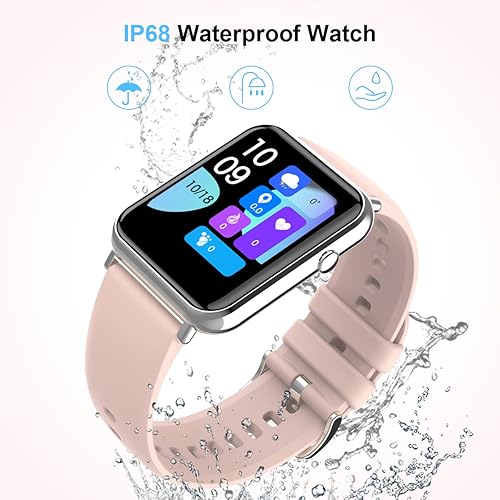 Miniatura 9 de Relojes inteligentes para mujeres y hombres, reloj de monitor de presión arterial, reloj de seguimiento de fitness con rastreador de sueño, contador