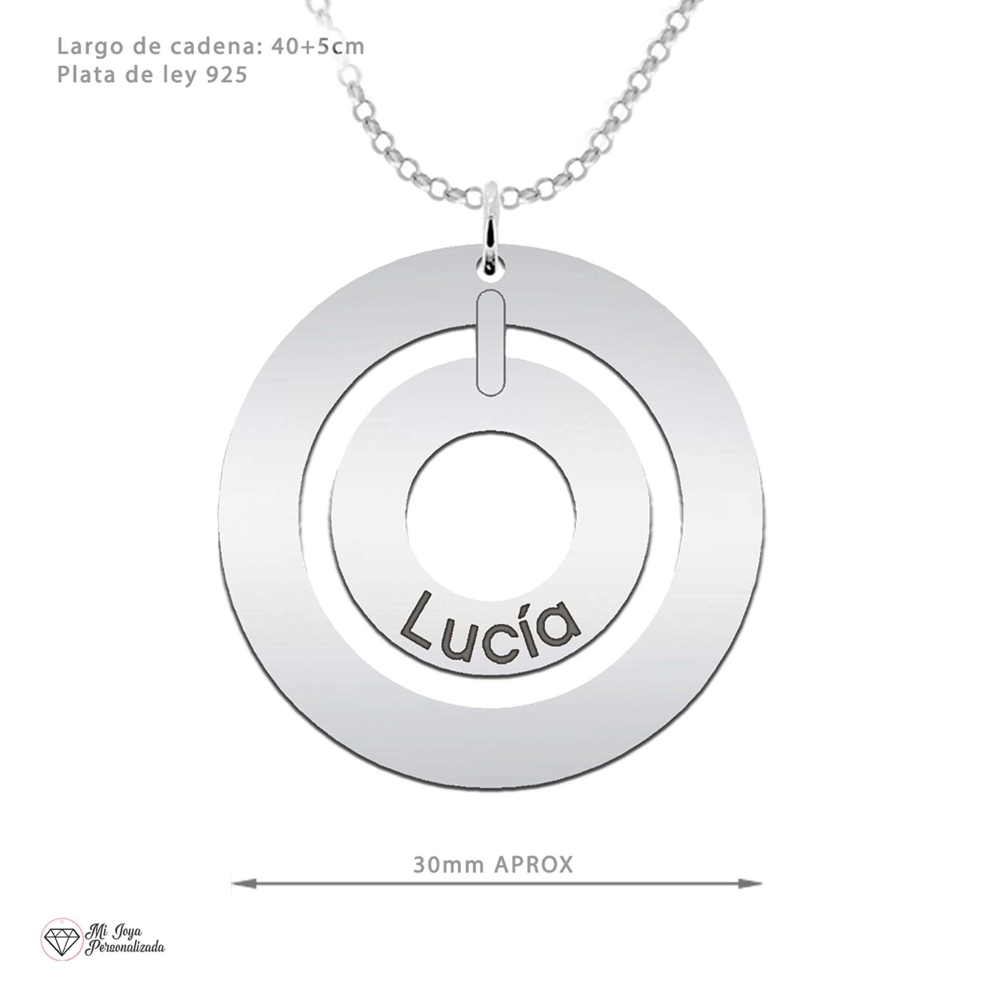 Collar Personalizado con Nombre - Joyería Personalizada para Mujer - Regalo Perfecto para Celebrar la Familia