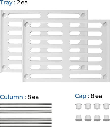 Miniatura 6 de carrotez Organizador de armario de cocina, estantes y almacenamiento de gabinete, organizador de estante de almacenamiento de despensa, estante de