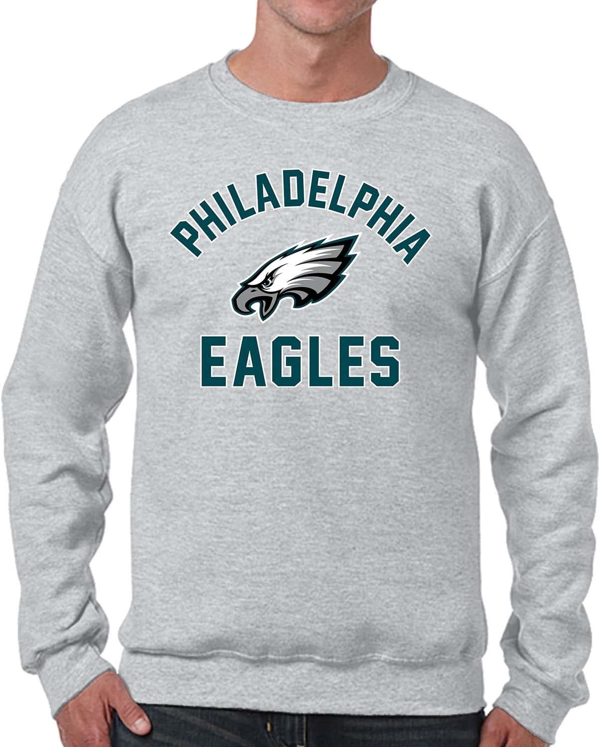 Team Fan Apparel NFL Adult Gameday Football Crewneck Sweatshirt - Cotton Blend - Stay warm, comfortable & stylish on game day