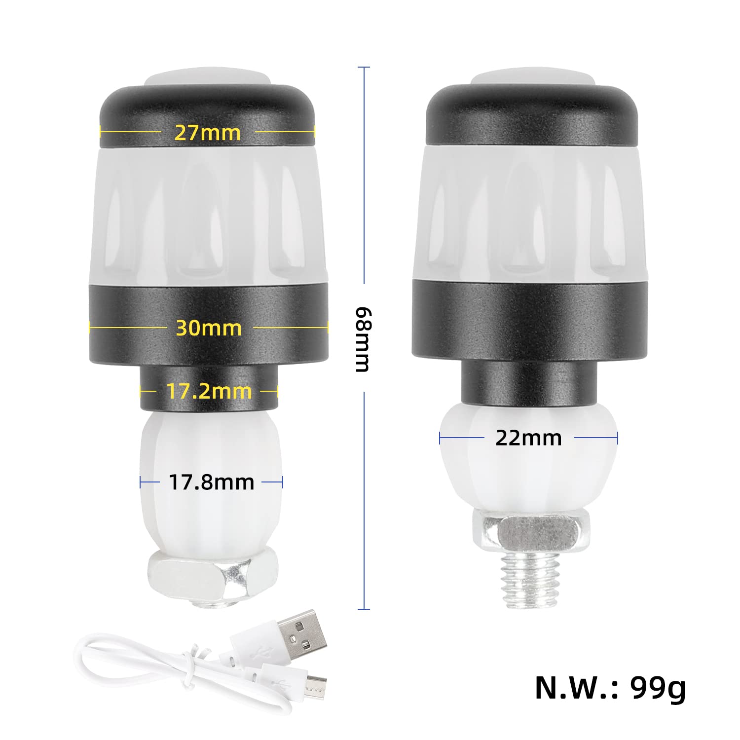 Poignée Guidon Segway Ninebot G30 Max - Rechange Compatible - Paire