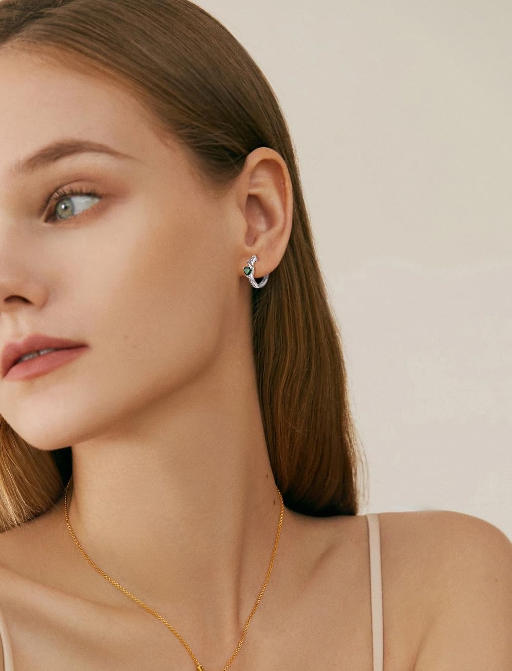 Hoop Earrings 925 Sterling Silver Fashion Twisted Lightweight Huggie Earring Infinity Heart Daily Birthstone Jewelry for Women