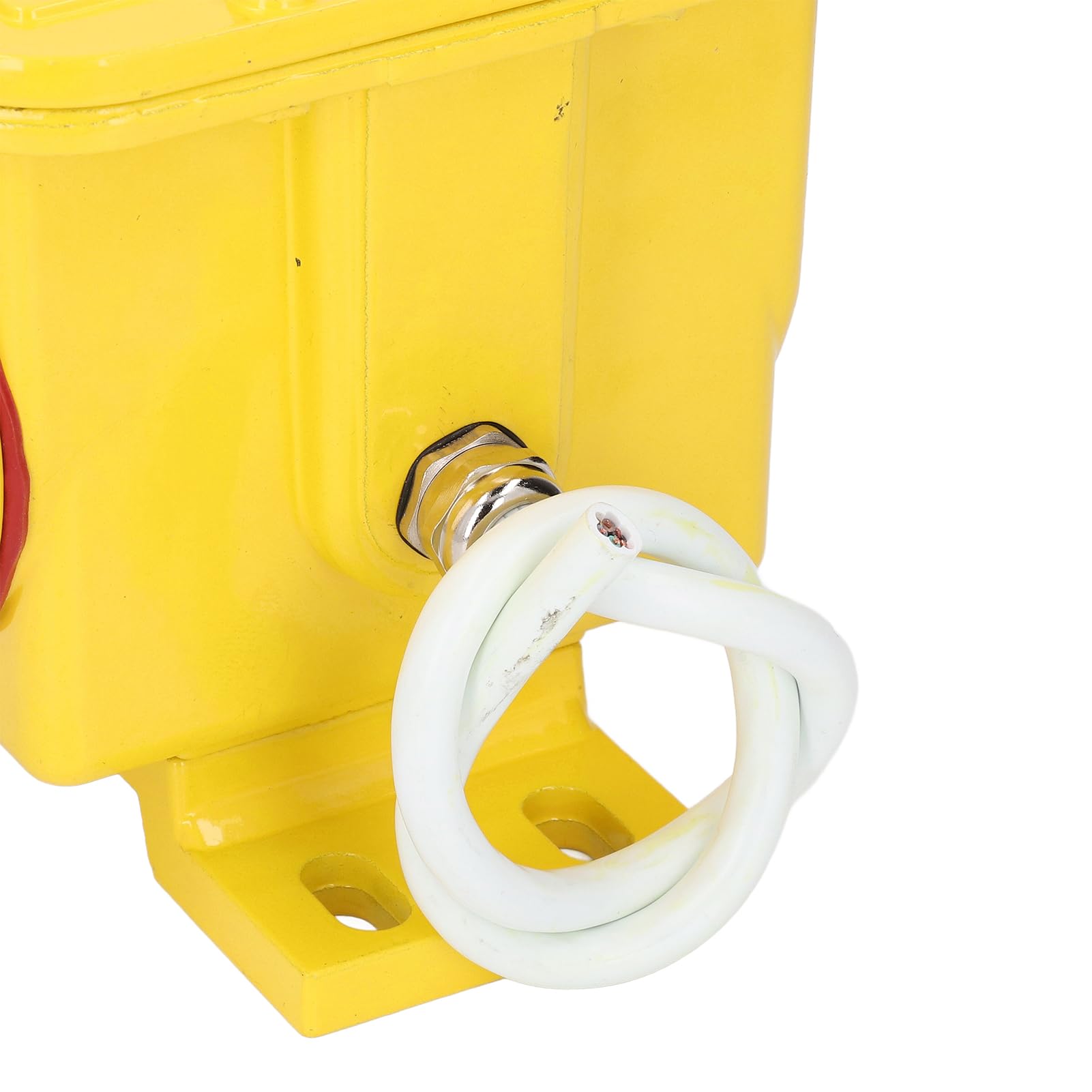 Ejoyous Interruptor de Cable de Tracción Interruptor de Cable de Tracción de Aleación de Aluminio 24 a 380 V Restablecimiento Manual IP65 2 Microinterruptores de 20 Mm para Parada de Emergencia de