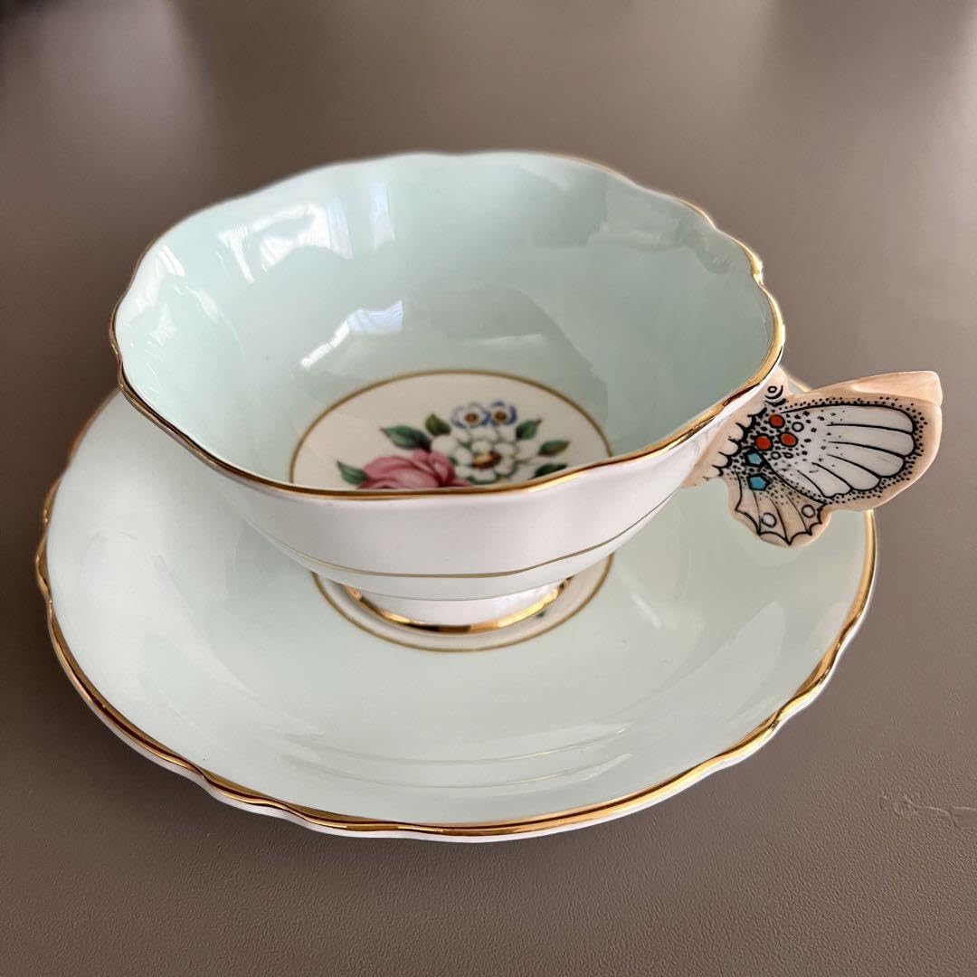 Amazon.co.jp: パラゴン バタフライハンドル カップアンドソーサー  