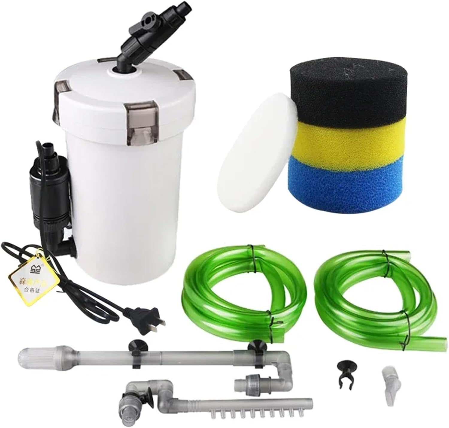 Aquarium Filter Ultra-Quiet External Bucket 110V-220V / 6W HW-602 HW-603 HW-602B HW-603B(HW-602B)