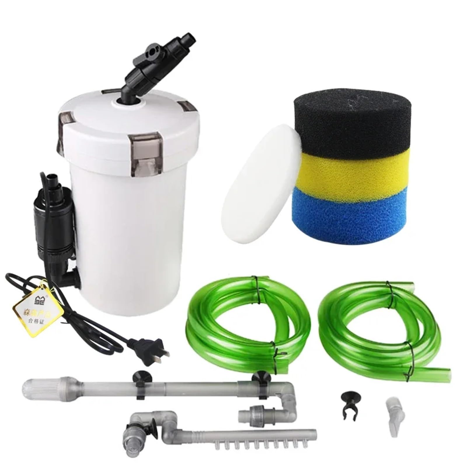Filtr do akwarium Ultra-cichy zewnętrzny wiadro 110 V-220 V / 6 W HW-602 HW-603 HW-602B HW-603B(HW-603B)