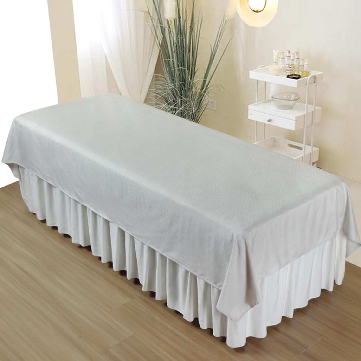LDLCYCN Spa Massage Bed Sheet With/Without Hole Soft Massage Linens Beauty Bed Cover