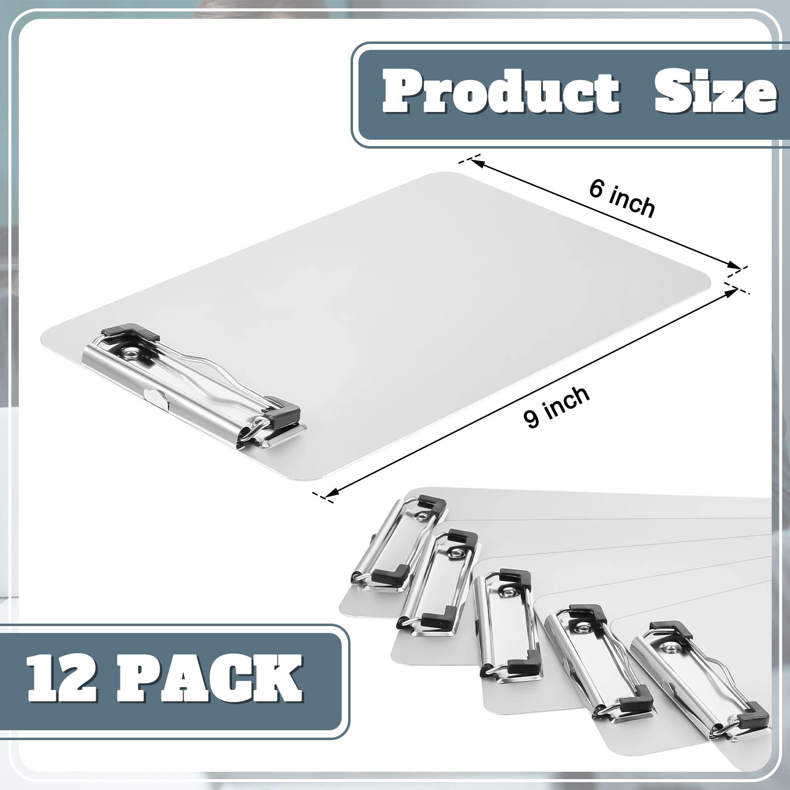 Sunnyclip Metal Clipboard, Rust-Proof Hangable Recycled Aluminum Clipboard With Low Profile Clip, Plate For A4 Size Sheet, For Contractor - View #7