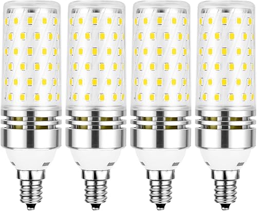 Miniatura 8 de Bombilla LED E12, bombilla LED de candelabro de 16 W, bombillas blancas cálidas de 3000 K, bombillas incandescentes equivalentes a 100 W, bombillas