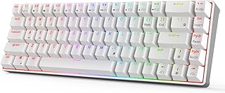 RK ROYAL KLUDGE RK68 Pro Mechanical Keyboard, 2.4Ghz Wireless/Bluetooth/Wired Gateron Red Switch Gaming Keyboard with CNC Case, RGB Hot Swappable with Software for Win/Mac