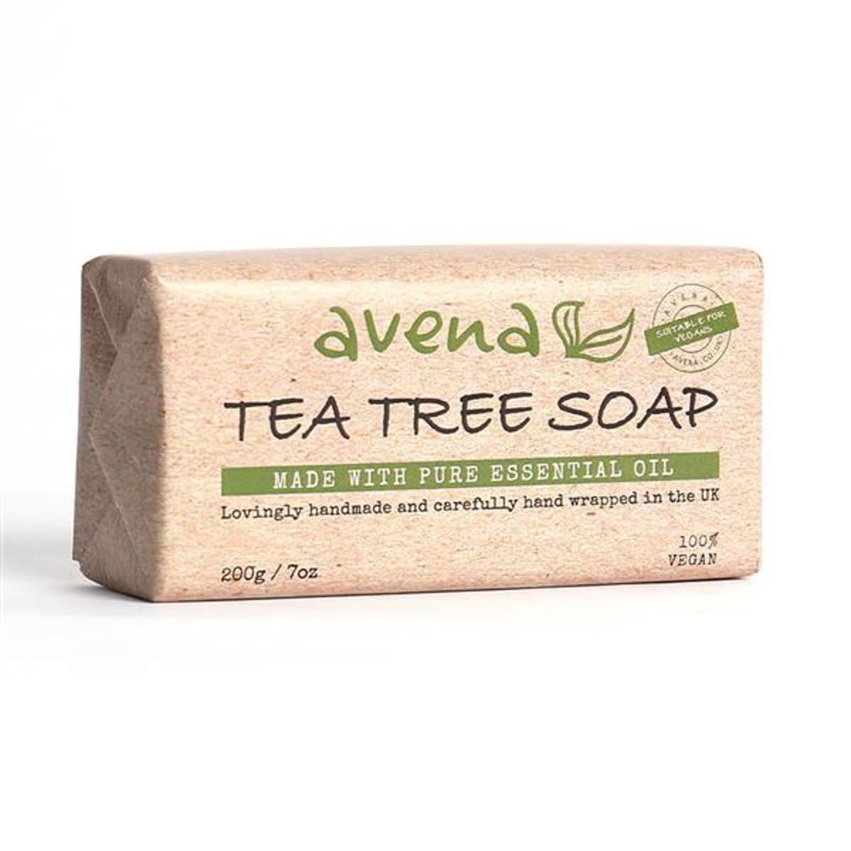 Tea Tree Soap Bar 200g – Handmade with Pure Tea Tree Essential Oil (2 Bars (200g))
