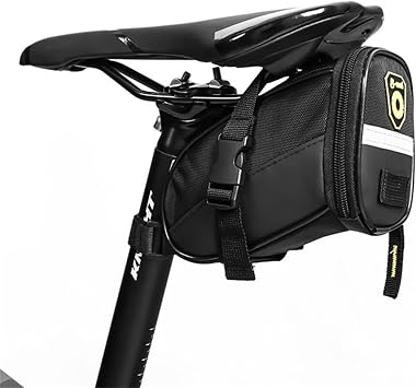Uniqox Bicycle Saddle Bag, Waterproof, Small, For Road Bikes, Cross Bikes, and Other Bicycles, Dry Bag, Cycle Bag, Rear Bag