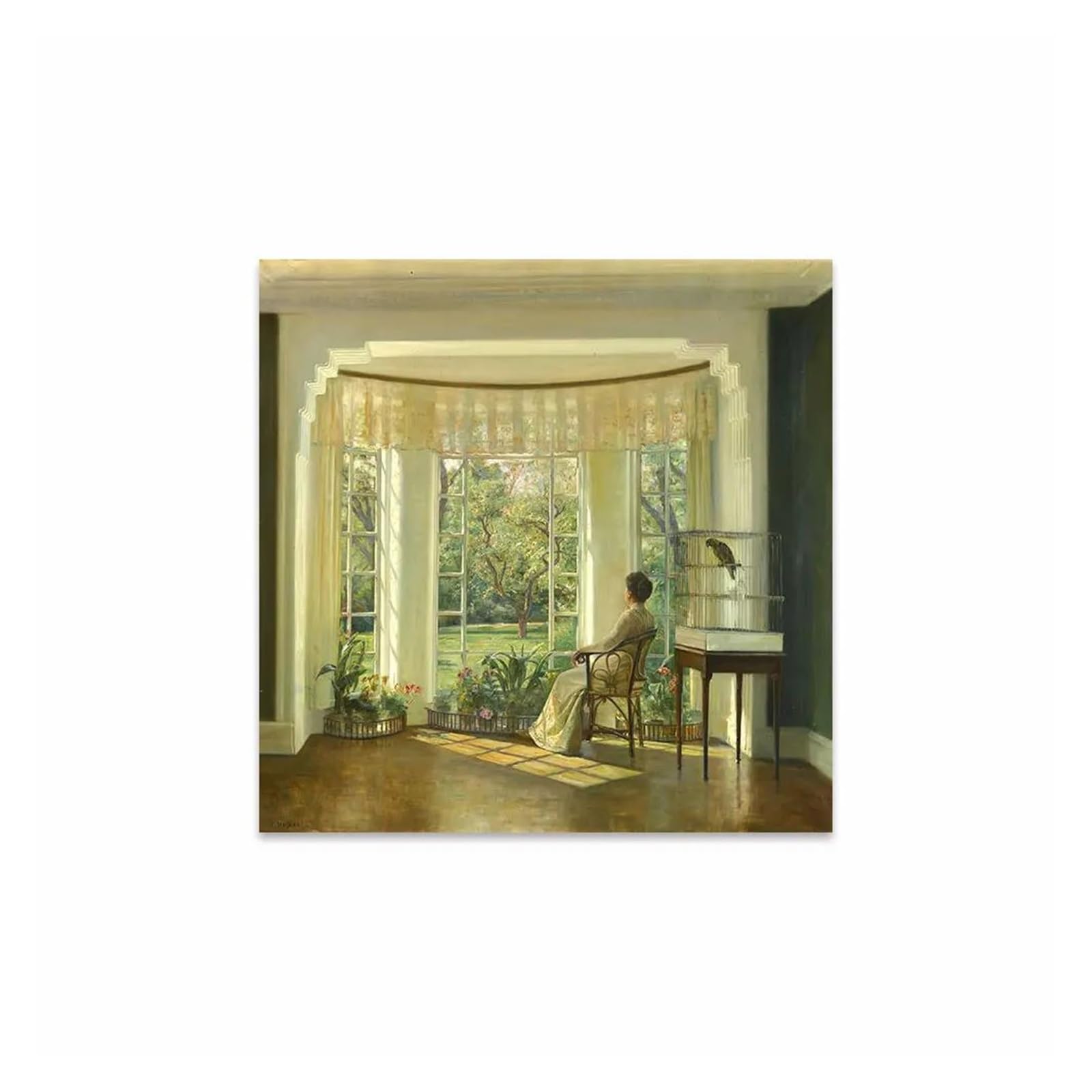 Tableau déco nature pour créer un salon serein et chaleureux