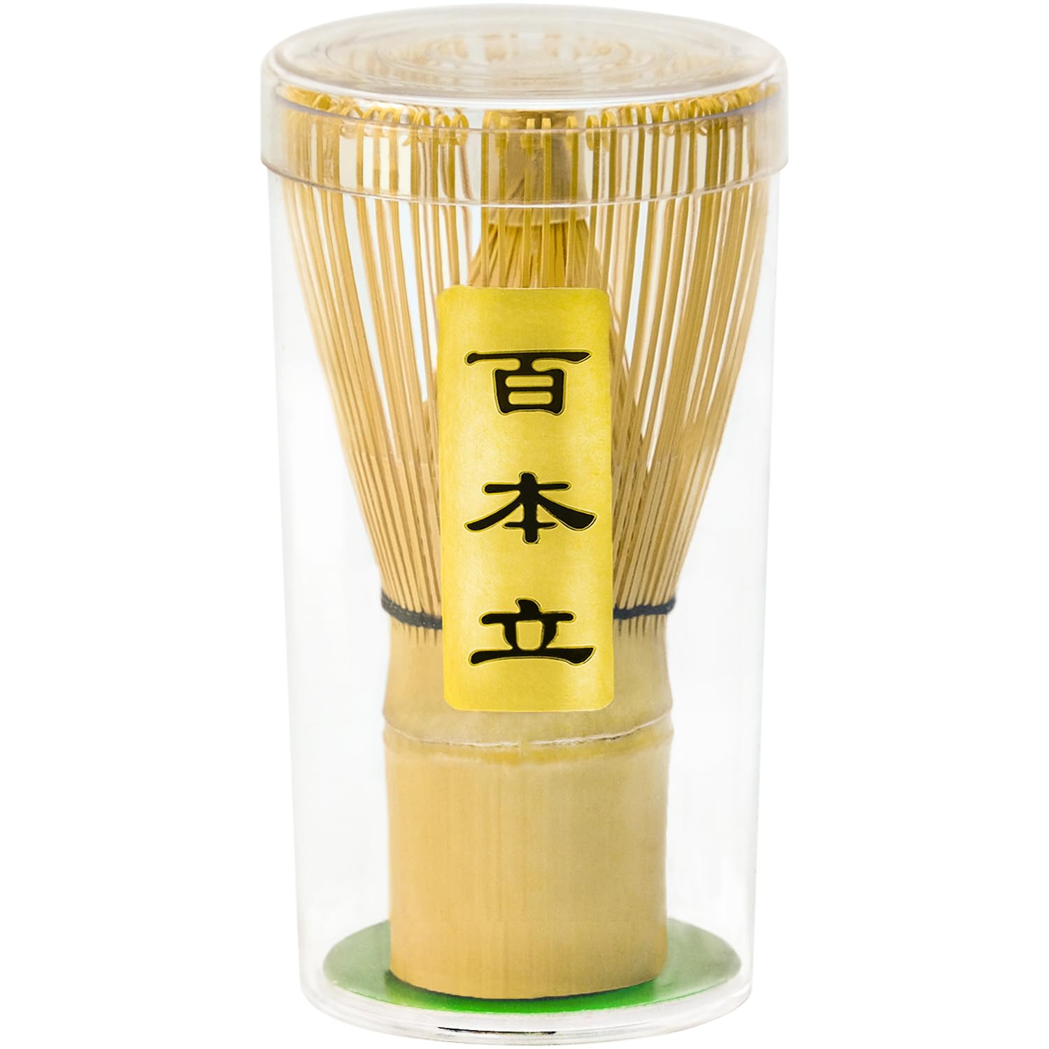 Matcha Whisk, Matcha Whisk Set Matcha Bamboo Whisk for Matcha Powder Handcrafted Organic Traditional Japanese Chasen, 100-Prong