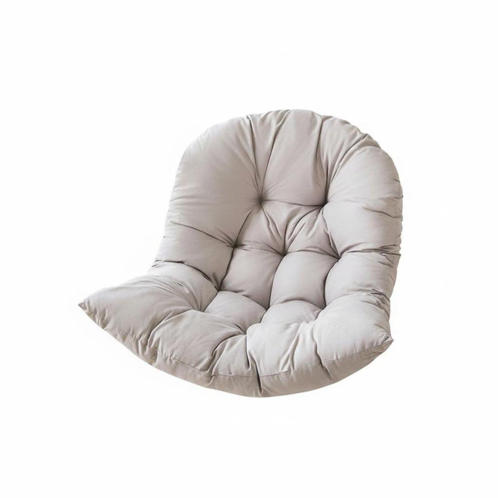 Basket Swing Seat Cushion Removable Cover Single Swing Chair Cushion Washable Egg Chair Pad Light Gray Not Washable | Cushions & Pads | Patio & Garden Furniture | Yard Ga-image-48