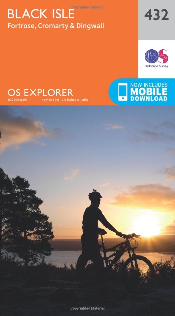 Black Isle Map | Fortrose, Cromarty & Dingwall | Ordnance Survey | OS Explorer Map 432 | Scotland | Walks | Hiking | Maps | Adventure