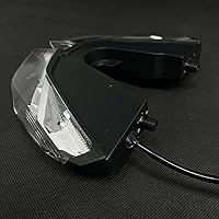 Vista 4 de Luces de freno traseras LED intermitentes integradas compatibles con DUCATI HYPERMOTARD 821 939 950 SP 2012-2021 (transparente)