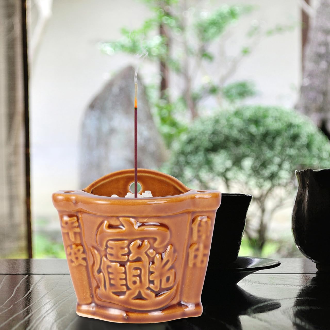 Amazon.com: BESTOYARD 4Pcs Ceramic Wall-Mounted Incense