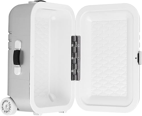 Vista 3 de TOPINCN Accesorios para muñecas, maleta de mano para muñeca, maleta, maleta, mini maleta de viaje para muñeca de 18 pulgadas, mini maleta de viaje