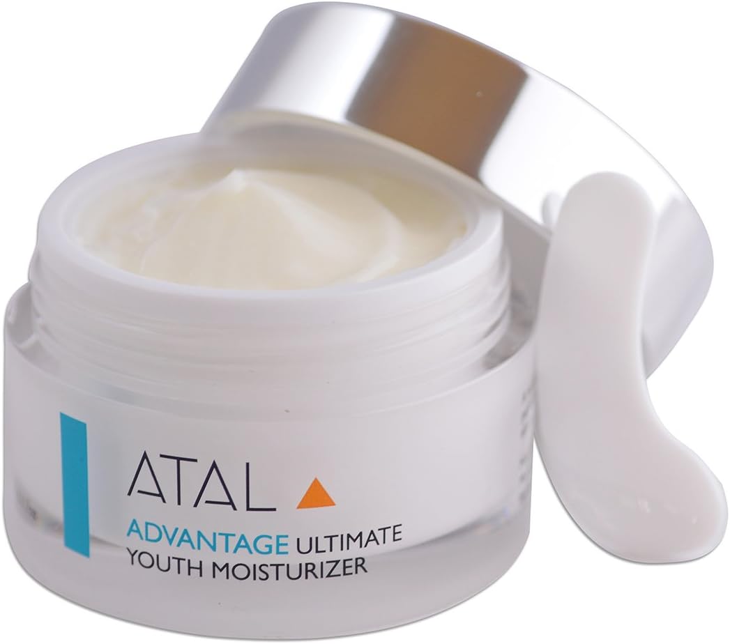 Moisturiser Day and Night Cream by ATAL - with Peptides Matrixyl 3000 and Matrixyl Synthe-6, Retinol, Hyaluronic Acid and Vitamin E - The Most Effective, Anti Wrinkle, Anti Aging Moisturizer for Women and Men