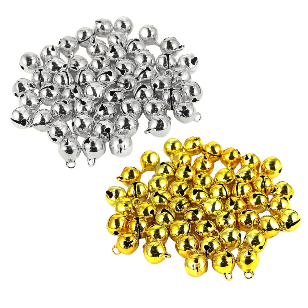 STOBOK 3 Set Ciondolo Portachiavi Decorazioni per Natale Campanellini Natalizi Piccole Campanelle Ciondolo Campanelli D'albero Mestieri di Campane Ciondolo Albero Fai da Te 200 Pezzi * 3