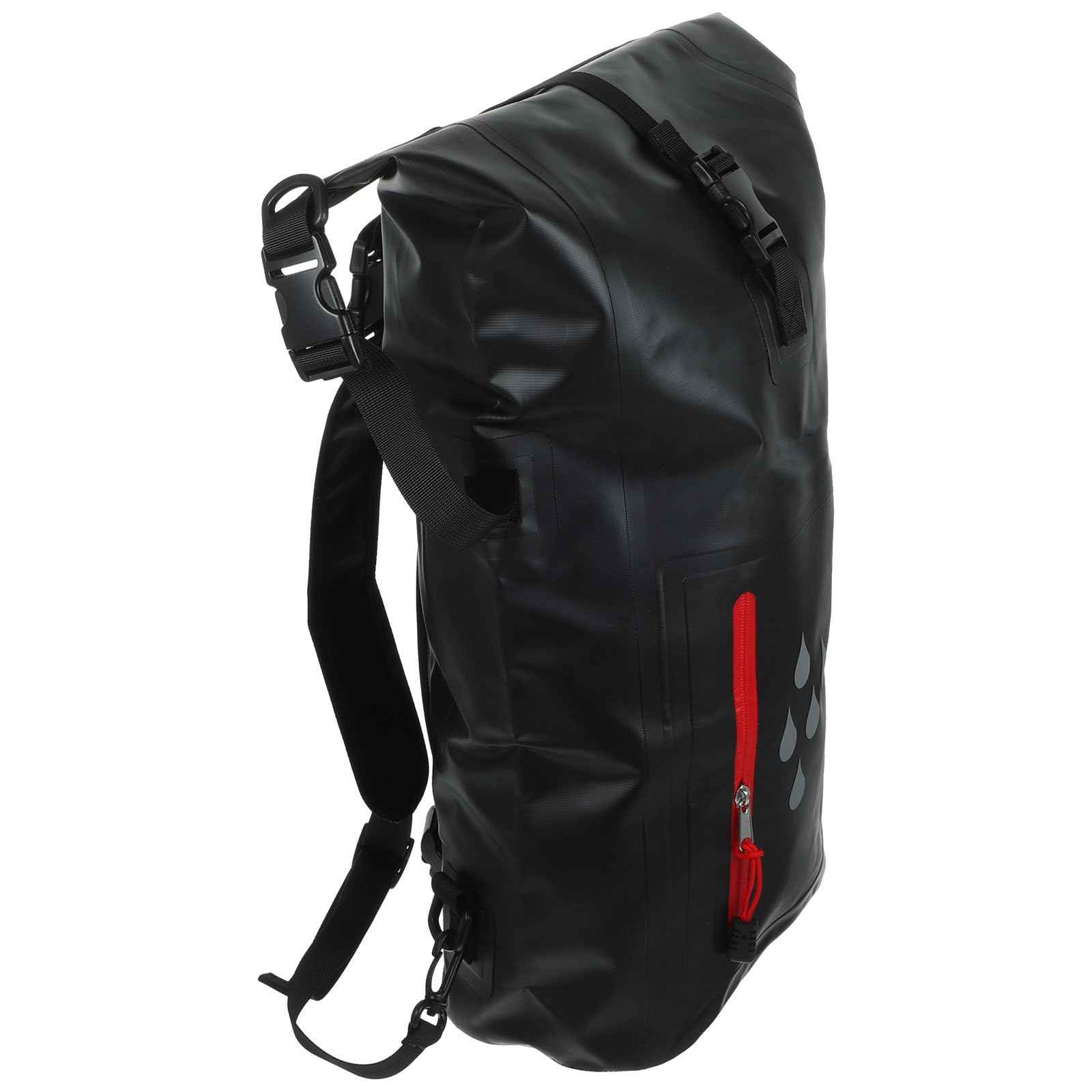 Toyvian 25l Tasche Sommer Dry Tasche Rucksack aus 500d PVC Mesh Stoff Leichter und Mobiler Packsack mit Schultergurt für Outdoor Sport und Schwimmen