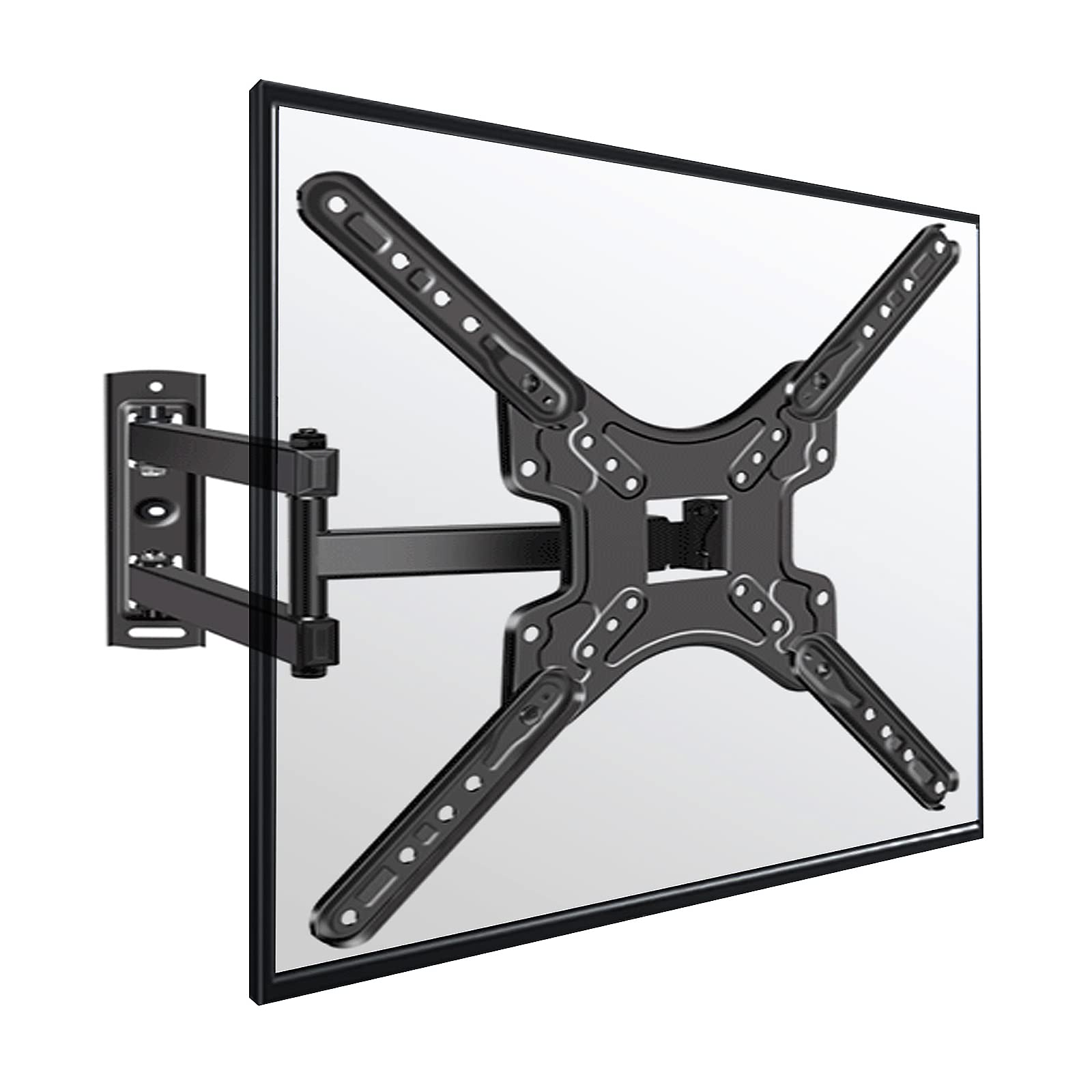 Beauenty 14-55 inches LED LCD OLED Plasma Flat Screen Monitor TV Wall Mount Bracket, Monitor Wall Bracket, with Swivel and Articulating Tilt Arm Bracket (C1)