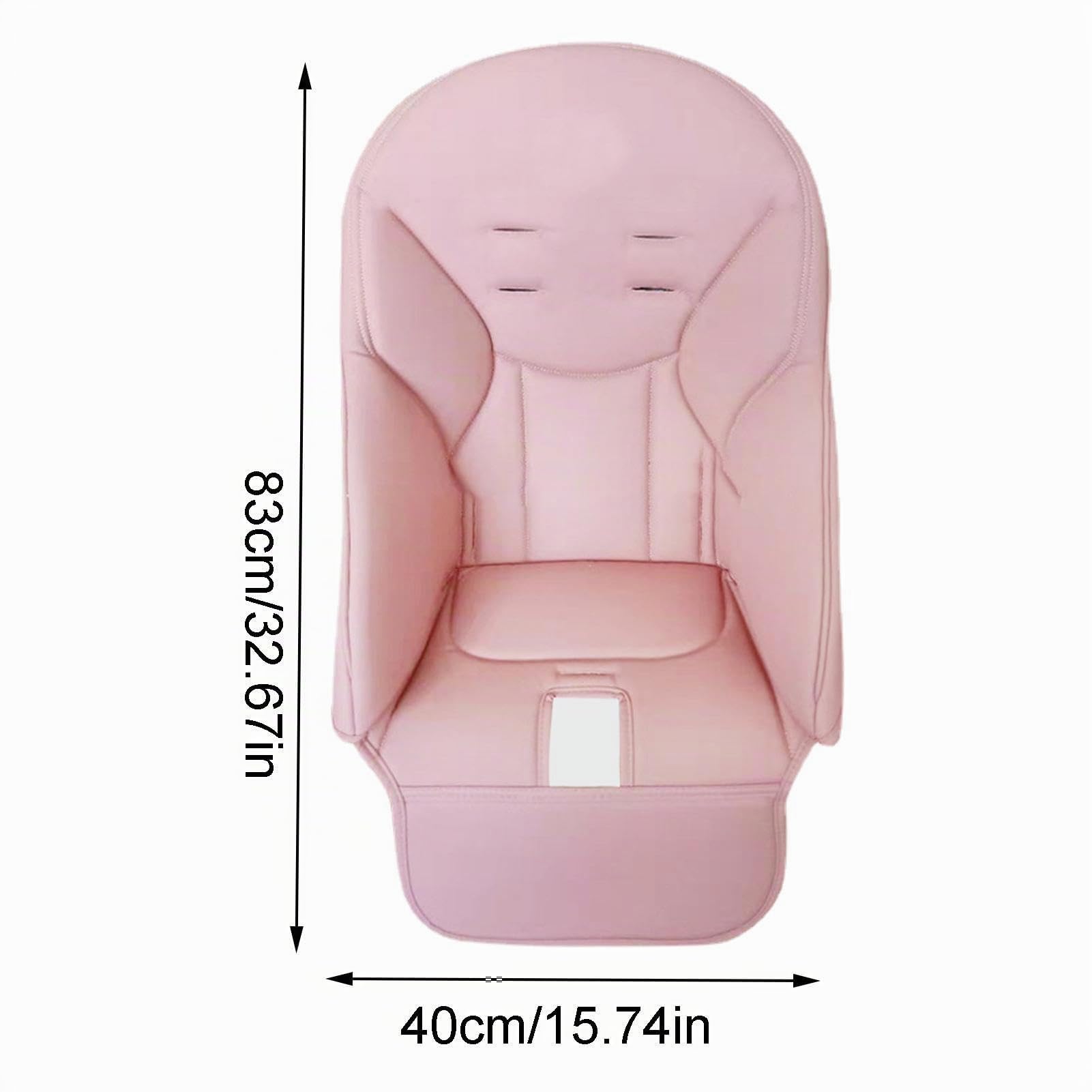 Baby Hochstuhl Bezug, Baby Hochstuhl Kissenbezug, Baby Esszimmerstuhl Sitzkissen, PU-Leder Hochstuhl Sitzauflage Universeller Ersatzbezug Für Peg Perego, Siesta Zero3, Baoneo, Kosmic Jané
