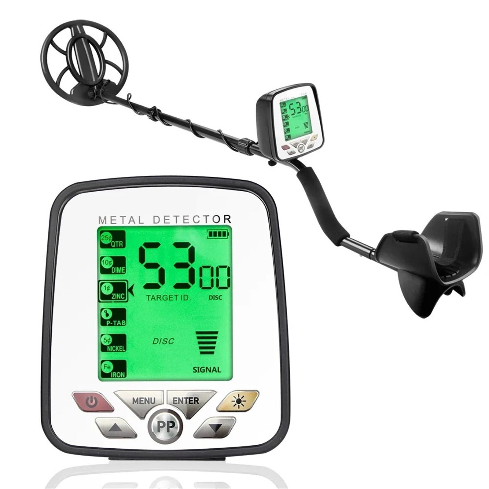 JVDDI UnderGround Metal Detector 1.8m Coil Waterproof Scanner Finder Tool Gold Digger Treasure Seeking Hunter Treasure Finders