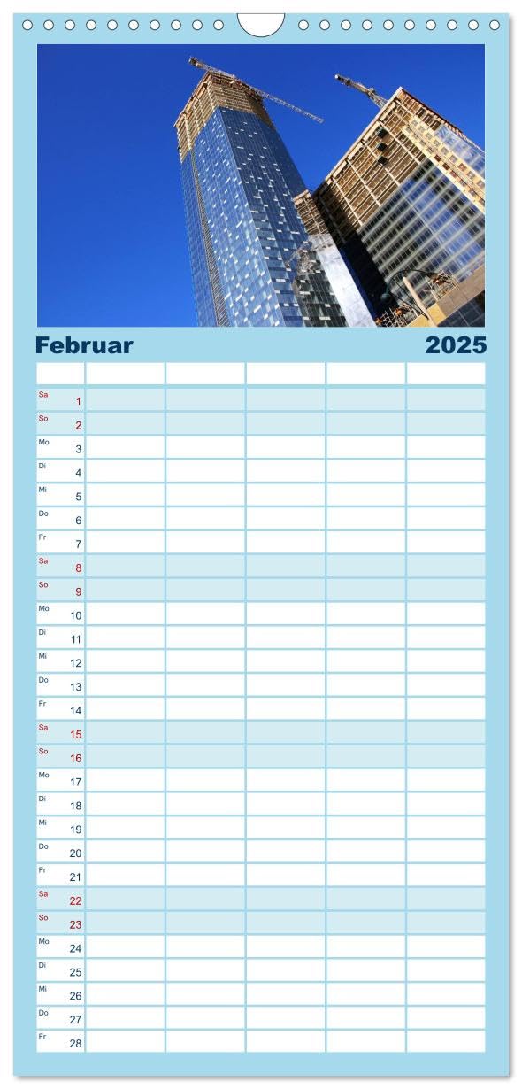 Familienplaner 2025 - Provinzhauptstadt Toronto mit 5 Spalten (Wandkalender, 21 cm x 45 cm), CALVENDO: Stadt am Ontariosee (CALVENDO Orte)