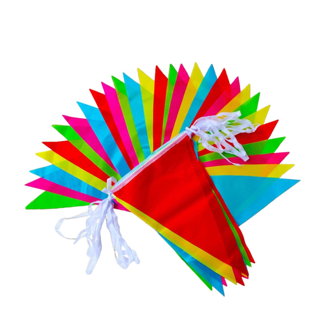 TOYANDONA 2 Set Da 40 M Di Striscioni Da Circo Di Carnevale Con Ciondolo A Forma Di Bandiera Per Decorazioni Di Feste Di Compleanno 4 Confezioni Da 2 Pezzi.