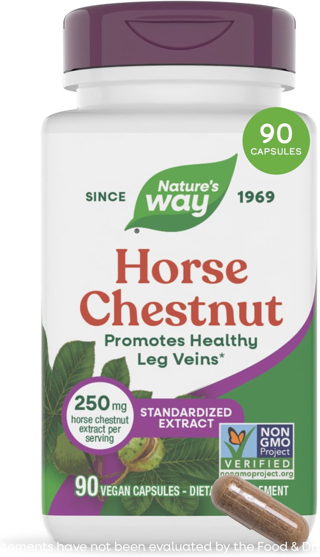 Horsechestnut Standardized Extract, 90 Caps