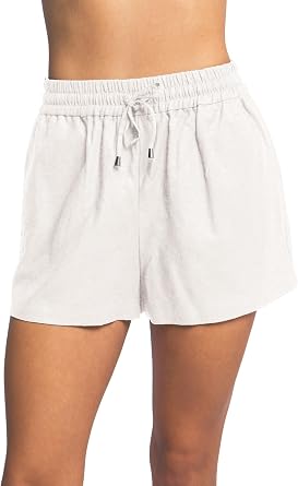 Love Tree Womens Juniors Breeze Linen, Side Pockets Shorts