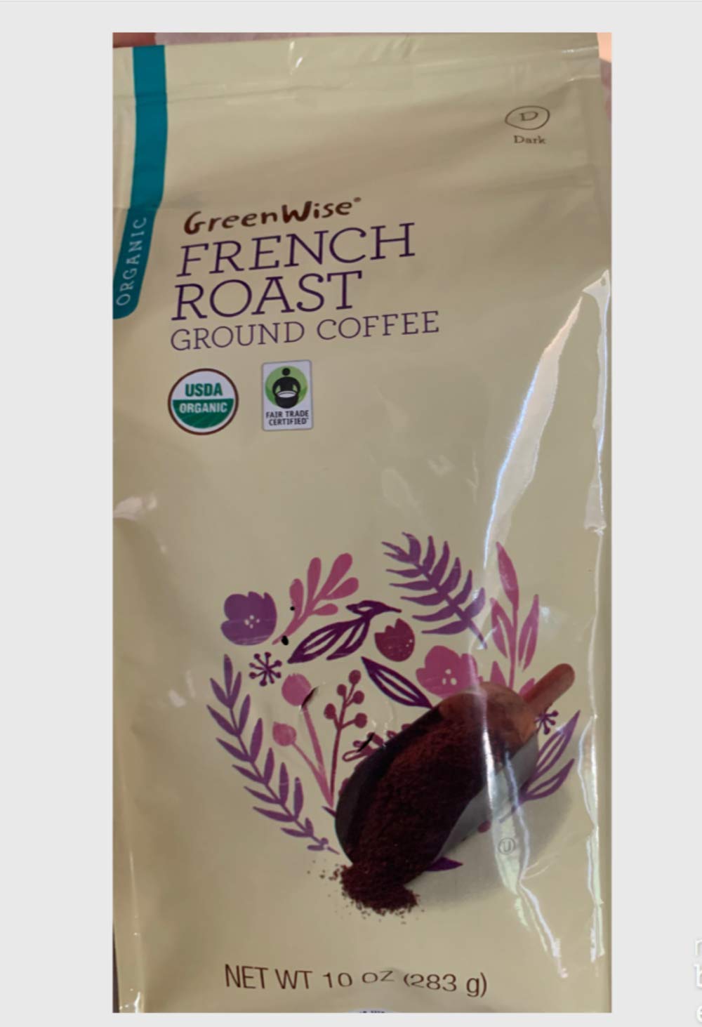 GreenWise Organic Dark French Roast Ground Coffee 10 oz
