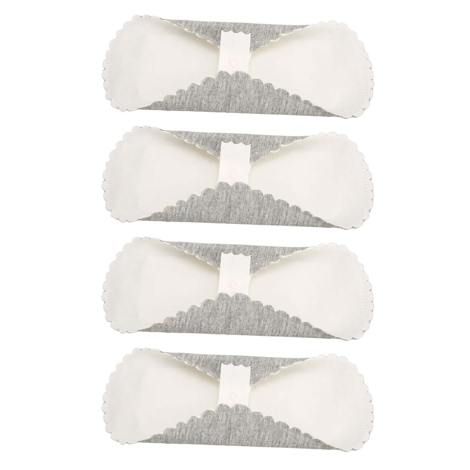Wiederverwendbare Stoff-Slipeinlagen, Ultraweiches Graphen, Atmungsaktiv, Sehr Saugfähig, Auslaufsicher, Waschbar, Damenbinden für Frauen, Menstruationspflege, 4er-Pack (L)