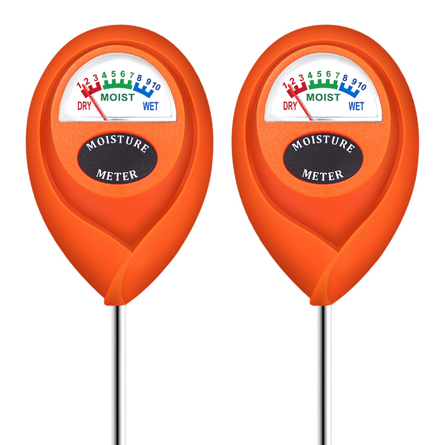 XLUX Upgraded Soil Moisture Meter, 2 Pack