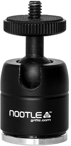 Miniatura 7 de GRIFITI Nootle - Soporte de cabeza esférica para iPad, soporte para trípode, cámara de video, soportes de teléfono, soportes, soportes de música,