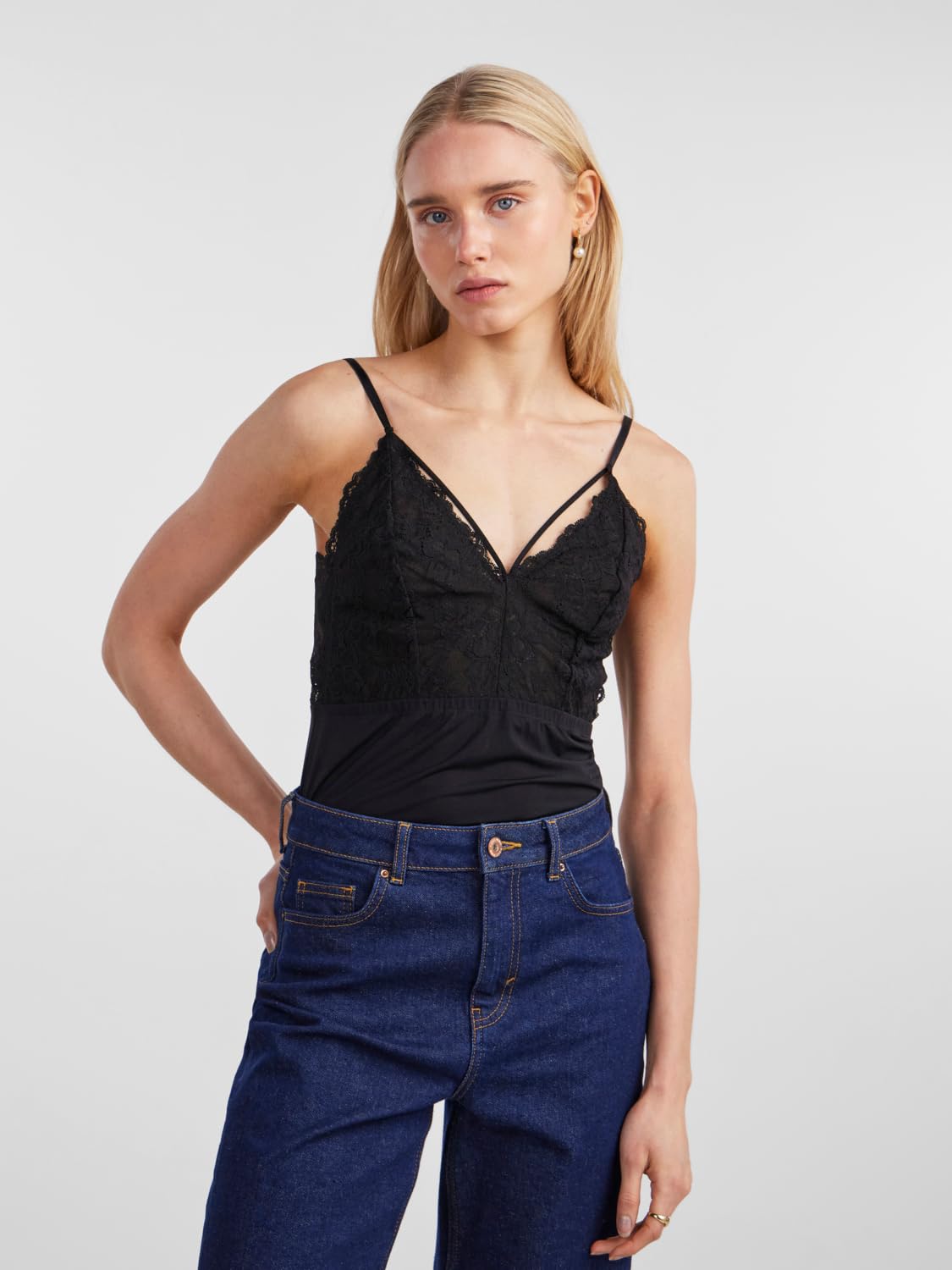 Bestseller A/S PCNICHELLE Strap Top NOOS, czarny, L