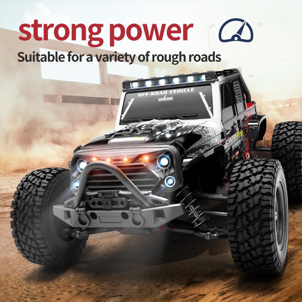 Zdalnie sterowany samochód dla dorosłych, 70 km/h, bezszczotkowy silnik 1/16 RC, wysoka prędkość, Offroad Drift, 4WD Off Road Race Buggy