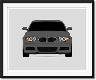 BMW 1 Series (135i) (E82 E87 E88) Coupe (2007-2013) Inspired Poster Print Wall Art Decor Handmade (Unframed)